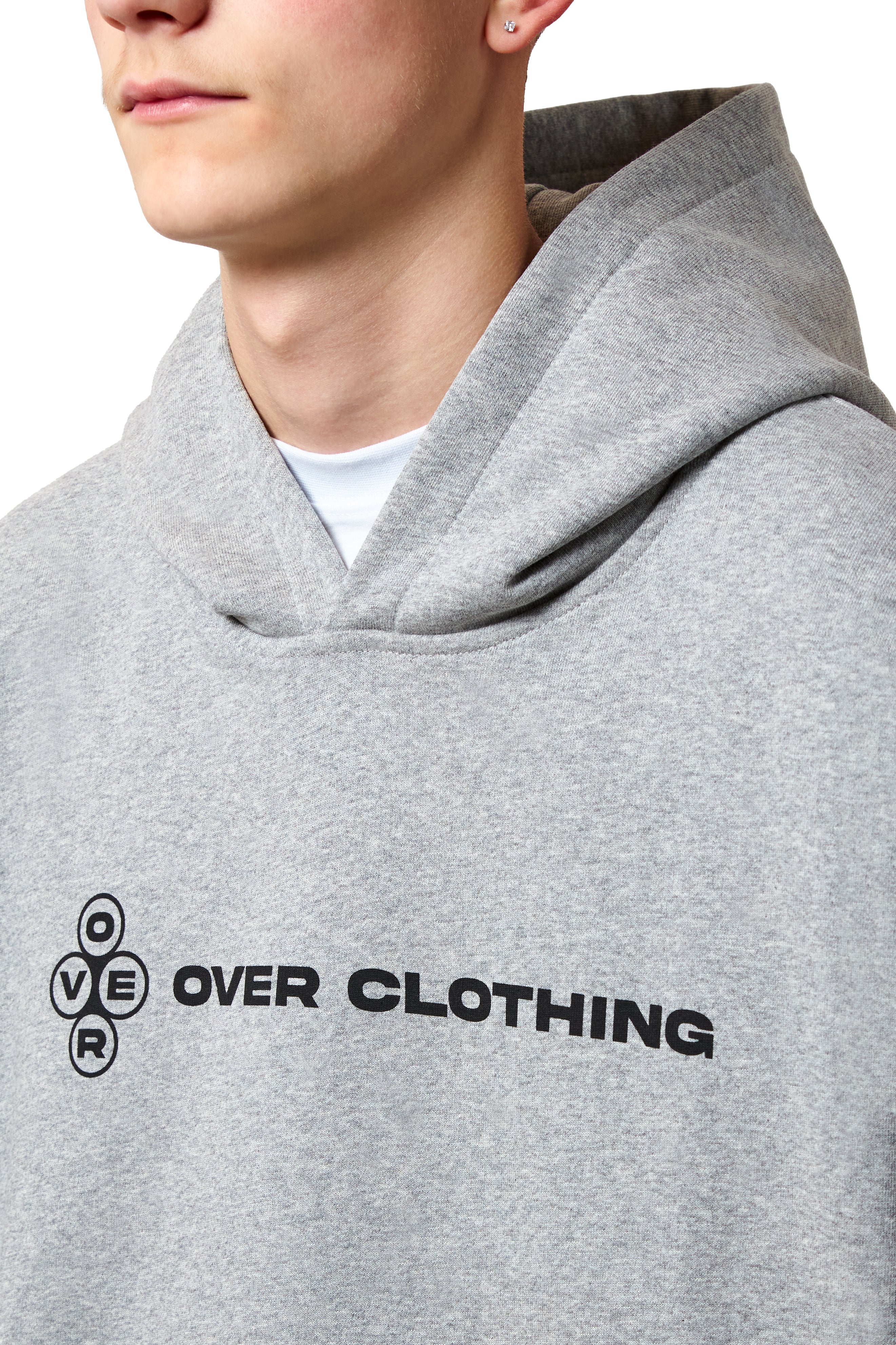 HOODIE LOGO GREY