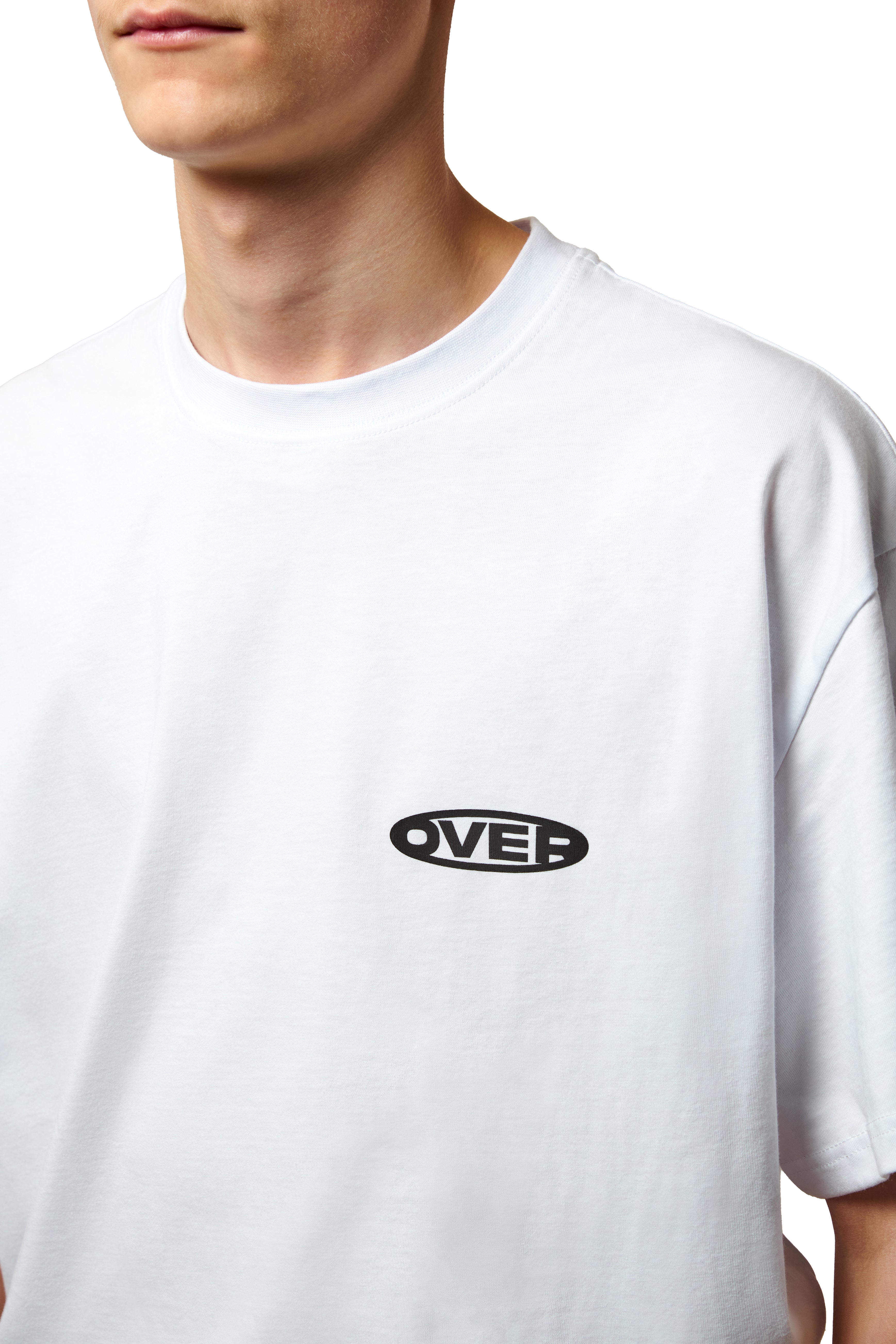 T-SHIRT ROUND LOGO WHITE