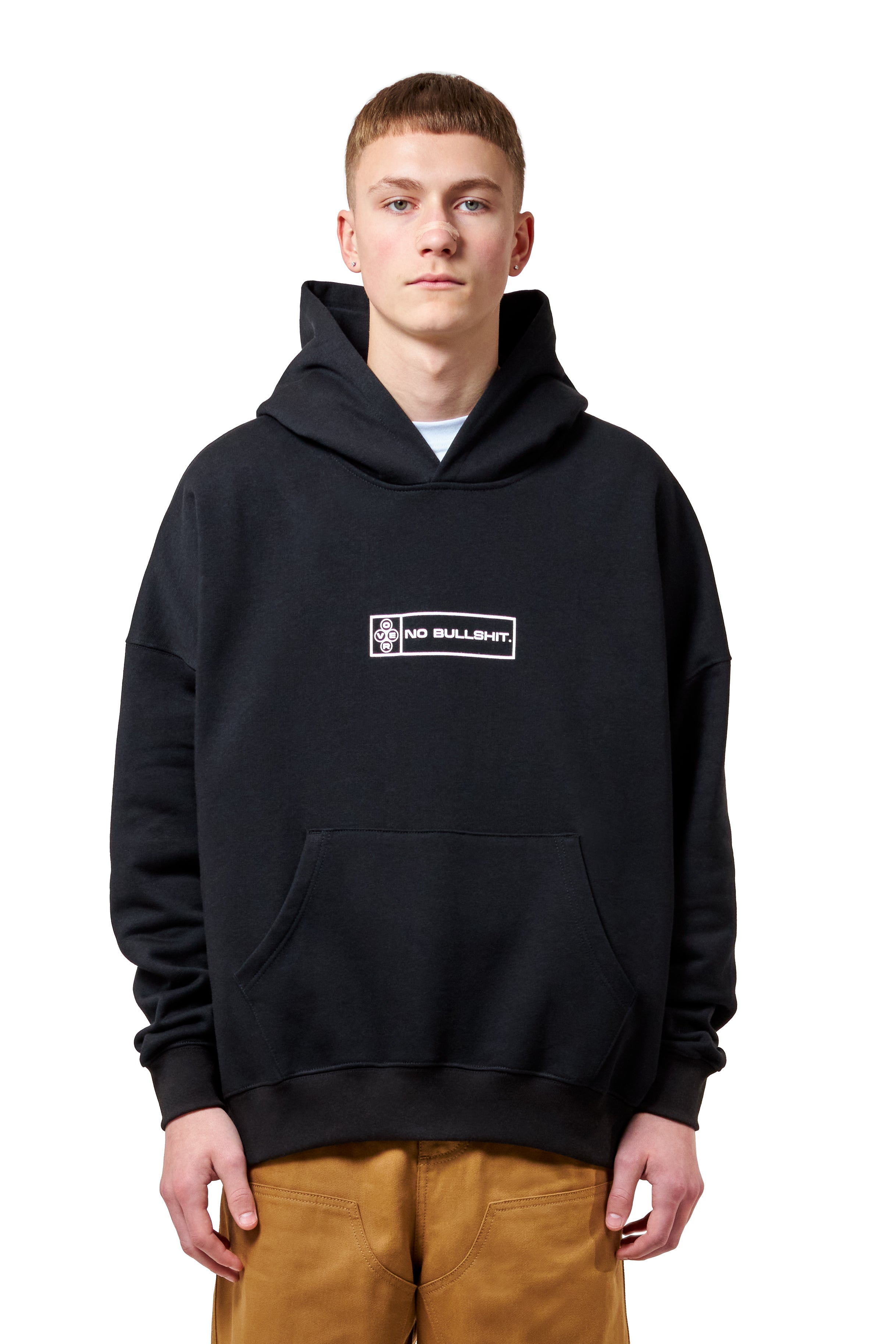 HOODIE BARBED WIRE BLACK