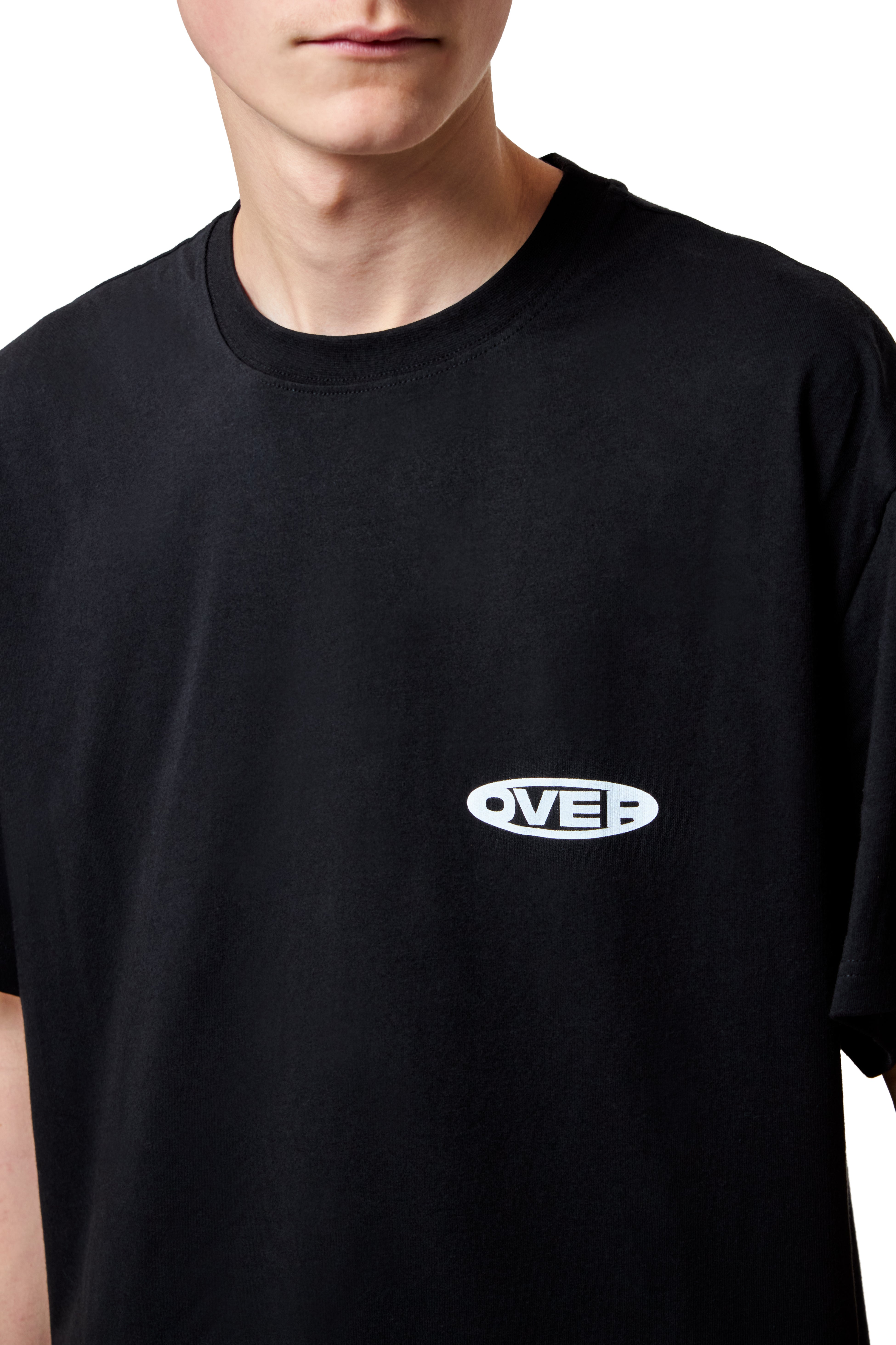 T-SHIRT ROUND LOGO BLACK