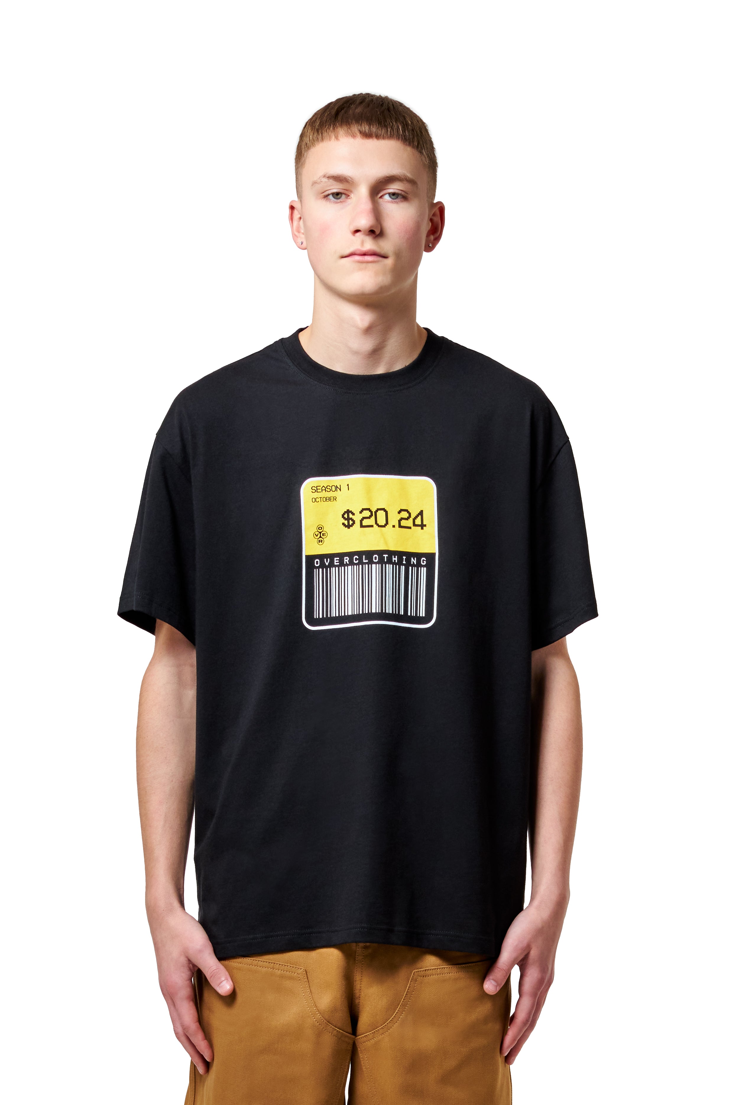 T-SHIRT PRICE TAG BLACK